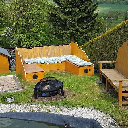 Waldhufenidyll Koenigswalde Im Erzgebirge Appartement Konigswalde Buitenkant foto
