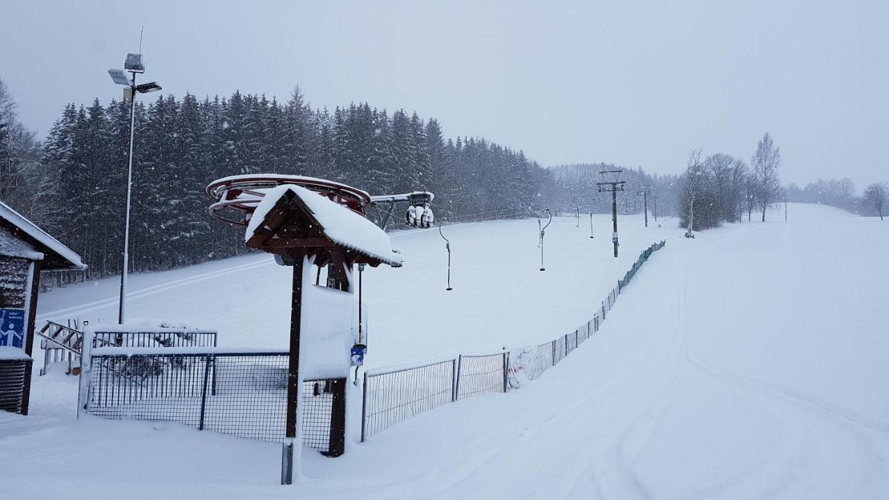 Waldhufenidyll Koenigswalde Im Erzgebirge Appartement Konigswalde Buitenkant foto