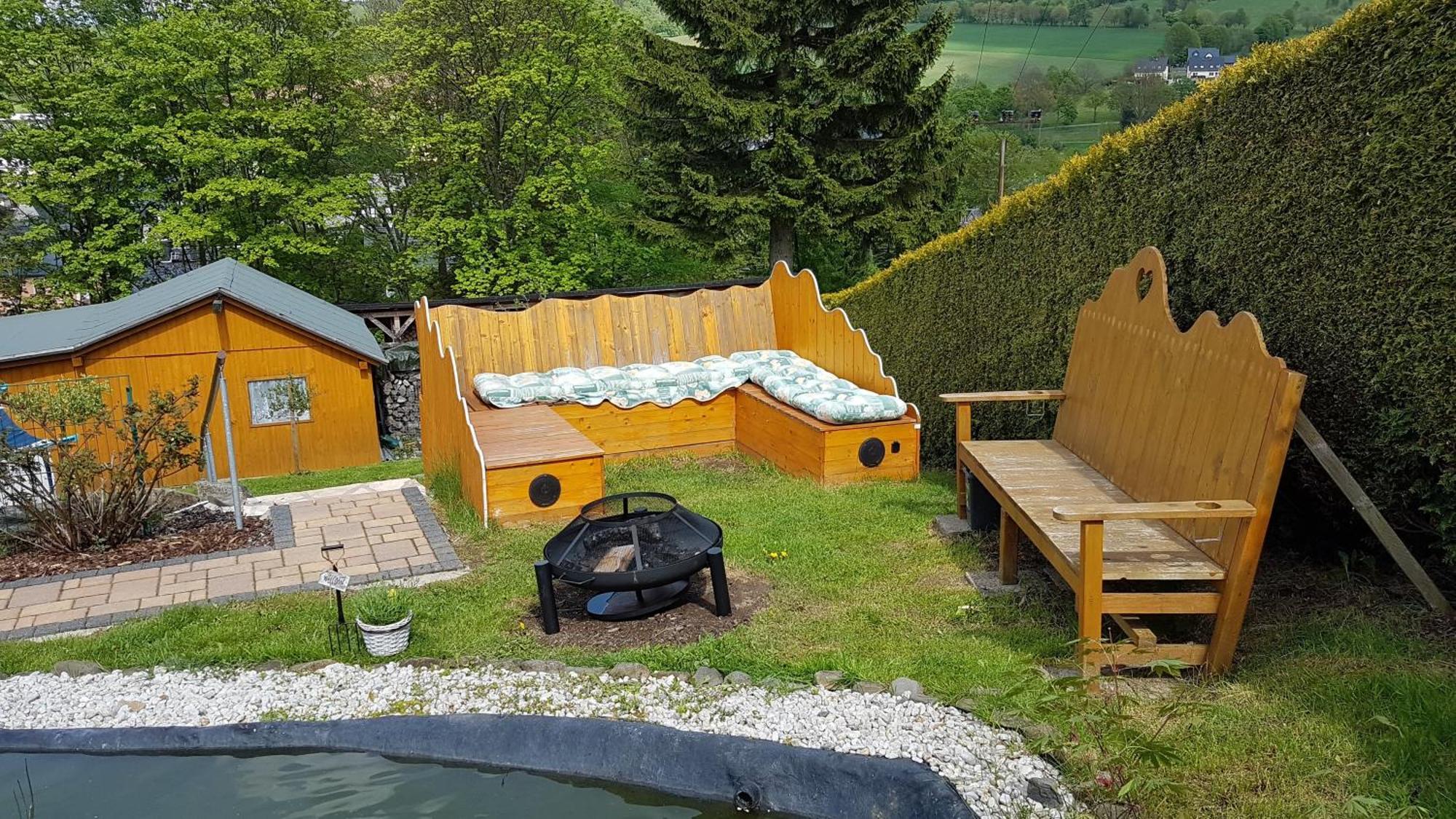 Waldhufenidyll Koenigswalde Im Erzgebirge Appartement Konigswalde Buitenkant foto
