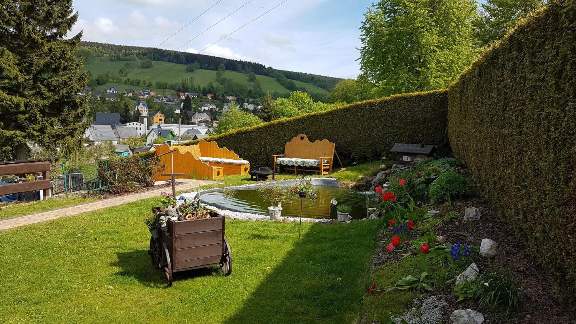 Waldhufenidyll Koenigswalde Im Erzgebirge Appartement Konigswalde Buitenkant foto